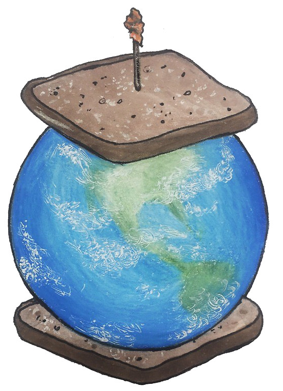 Earth Sandwich and Geocaching